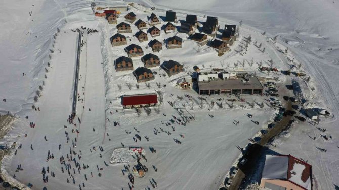 Bungalov Evler Kış Turizminin Vazgeçilmezi Oldu