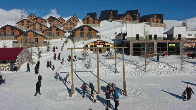 Bungalov Evler Kış Turizminin Vazgeçilmezi Oldu