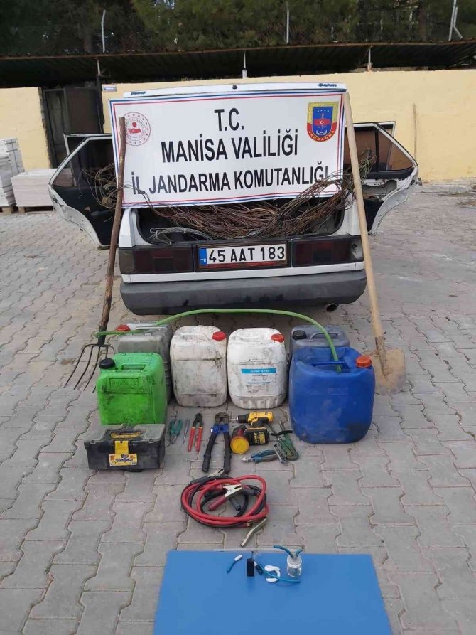 Kamyonlardan Mazot Çaldığı İddia Edilen Şahıs Gözaltına Alındı