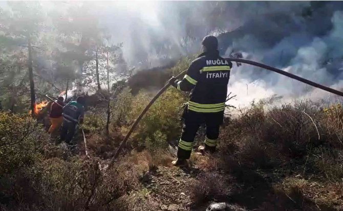 Seydikemer’de Orman Yangını