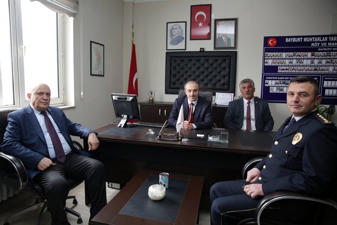 Vali Epcim, Muhtarlar Derneğini Ziyaret Etti