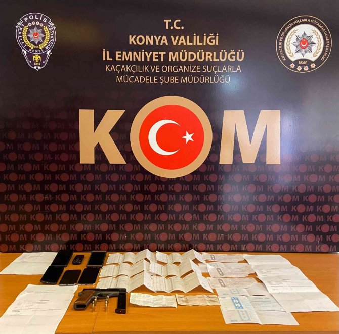 Konya’da Tefeci Çetesine Operasyon: 5 Tutuklama