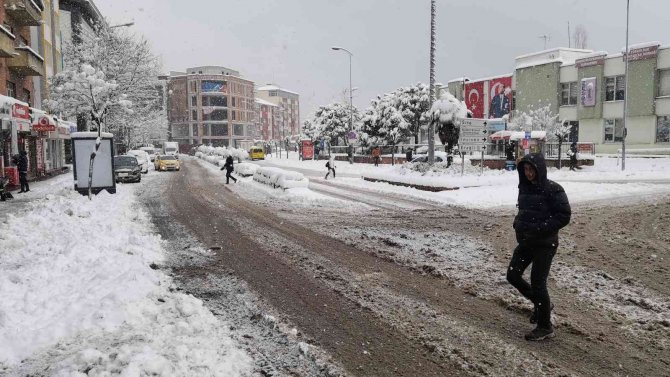 Zonguldak’ta Kar Yağışı Etkili Oldu