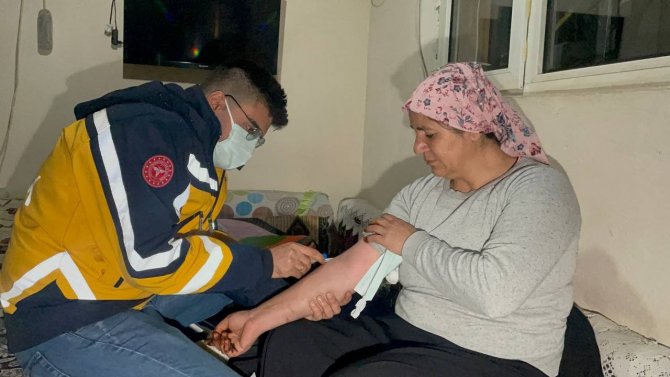 Sağlık Ekipleri Hasta Kadın İçin Seferber Oldu