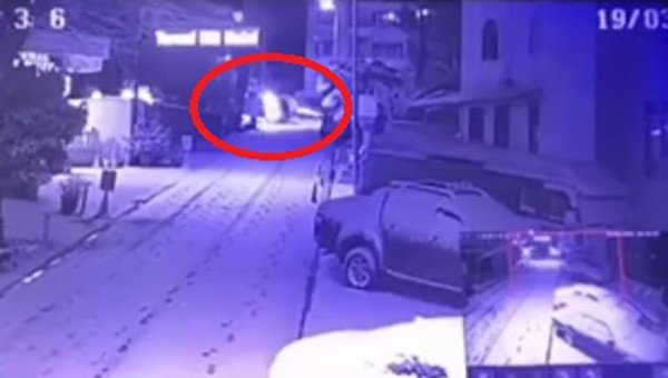 Bursa’da Karda Takla Atan Cip Saniye Saniye Kameralarda