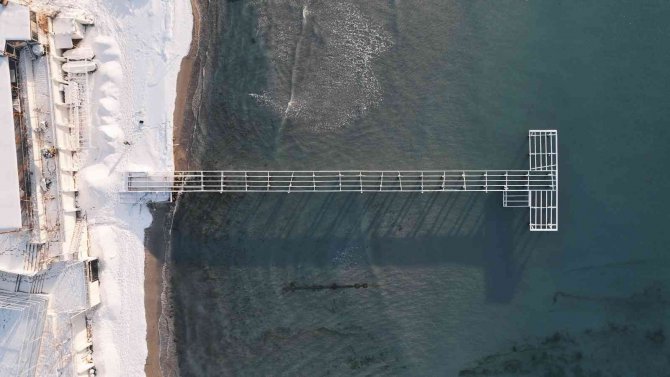 Silivri’de Kartpostallık Kar Manzaraları