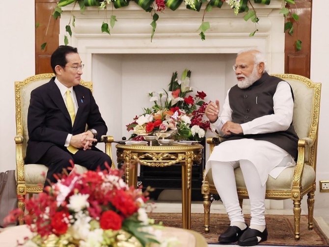 Japonya Başbakanı Kishida, Hindistan Başbakanı Modi İle Görüştü