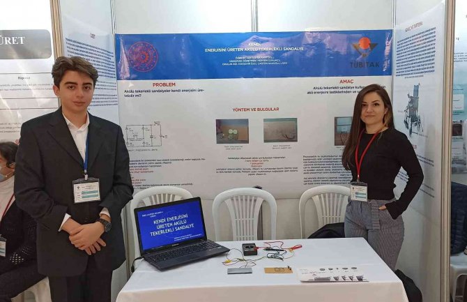 Eskişehirli Öğrenciden ‘Kendi Enerjisini Üreten Elektrikli Sandalye’ Projesi