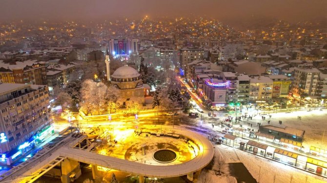 Kocaeli’nin Kış Manzarası Mest Etti