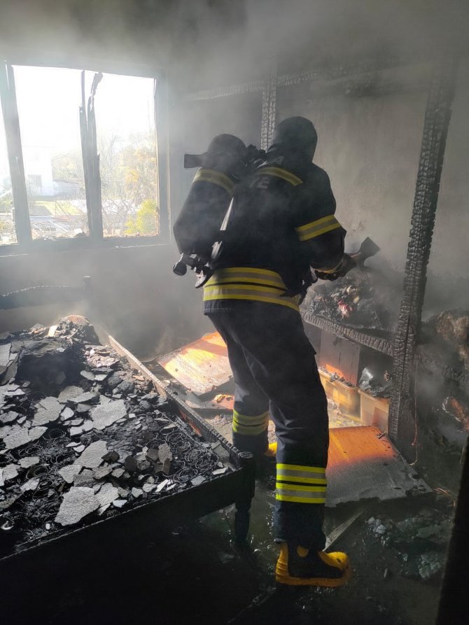 Ortaca’da Yangın Çıkan Ev Kullanılamaz Hale Geldi