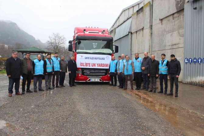 Ordu’dan İ̇dlib’e Kardeş Yardımı