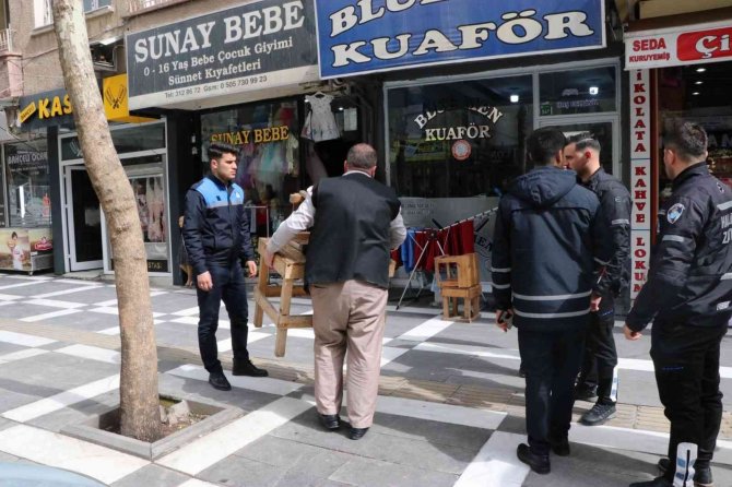 Şanlıurfa’da Kaldırım İşgali Denetimi