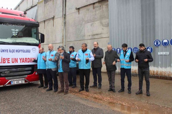 Ordu’dan İ̇dlib’e Kardeş Yardımı