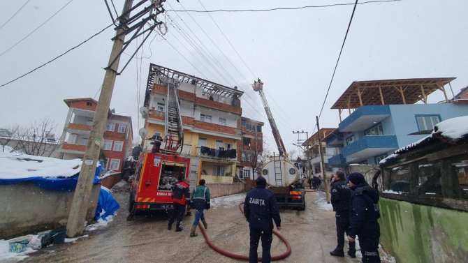 Erbaa’da Korkutan Yangın