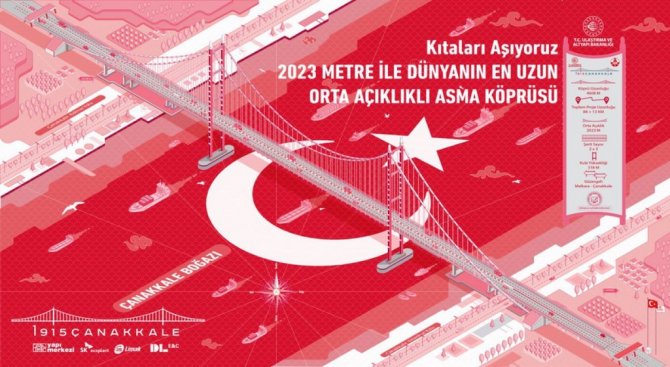 1915 Çanakkale Köprüsü İ̇llüstrasyonu Rektör Uysal’a Sunuldu