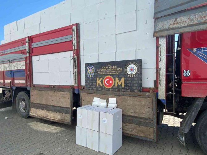 Adana’da 9 Milyon 430 Bin Adet Kaçak Makaron Ele Geçirildi
