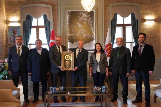 Belediyeler Birliği’nden Başkan Vekili Tüfekçioğlu’na Hayırlı Olsun Ziyareti