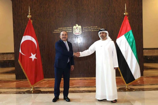Bakan Çavuşoğlu, Bae Dışişleri Bakanı Al Nahyan İle Görüştü