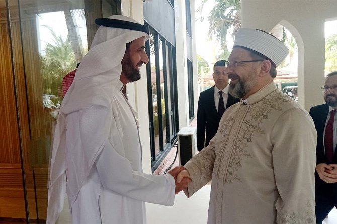 Diyanet İ̇şleri Başkanı Erbaş, Suudi Arabistan Hac Ve Umre Bakanı Rabia İle Görüştü