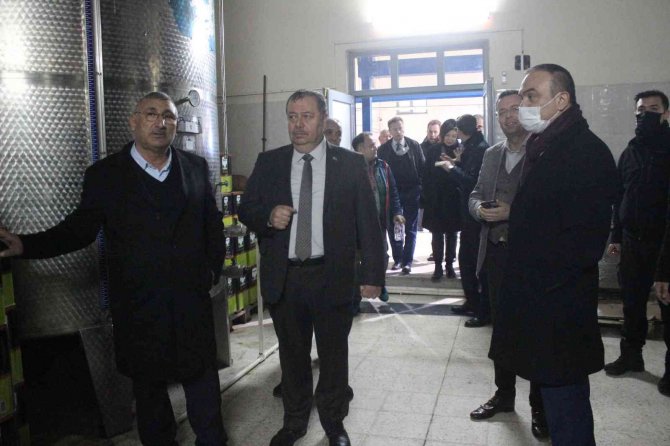Gastronomi Profesyonelleri Kilis’te Zeytinyağı Fabrikalarını Gezdi