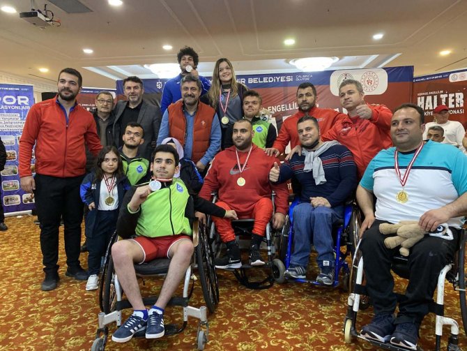Bedensel Engelliler Halter Şampiyonası Sona Erdi