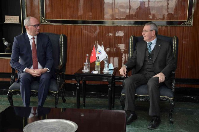 Kosova Ferizaj Belediye Başkanı İş Birliği İçin Samsun’da