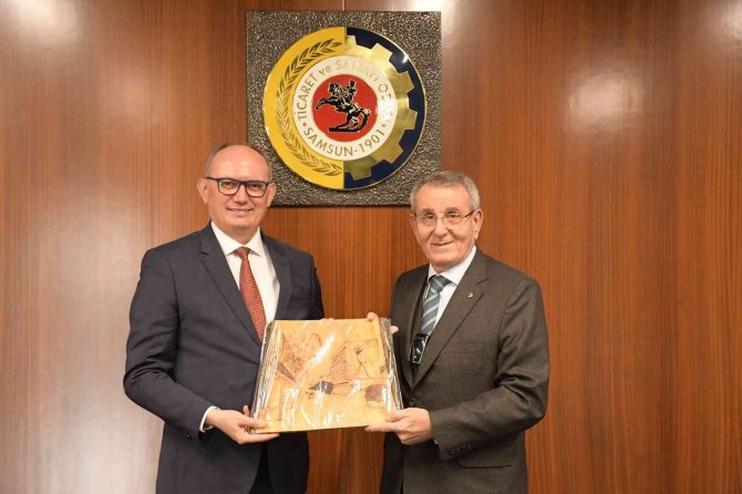 Kosova Ferizaj Belediye Başkanı İş Birliği İçin Samsun’da