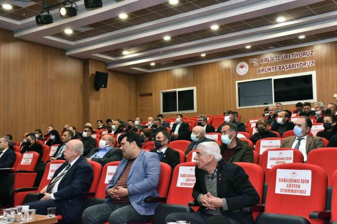 Yangından Zarar Gören Mahalle Muhtarıyla Toplantı