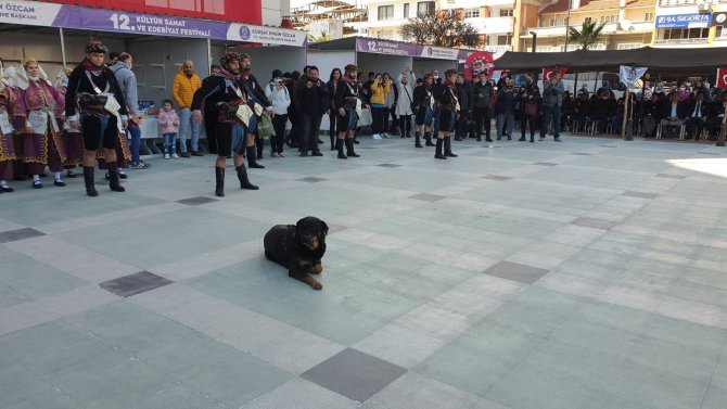 Nevruzda Sevimli Köpek İlgi Odağı Oldu