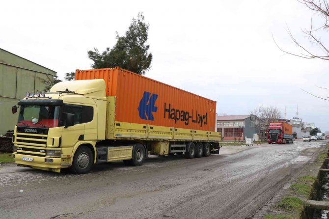 Samsun’da Şüpheli Konteyner Nakliyatı