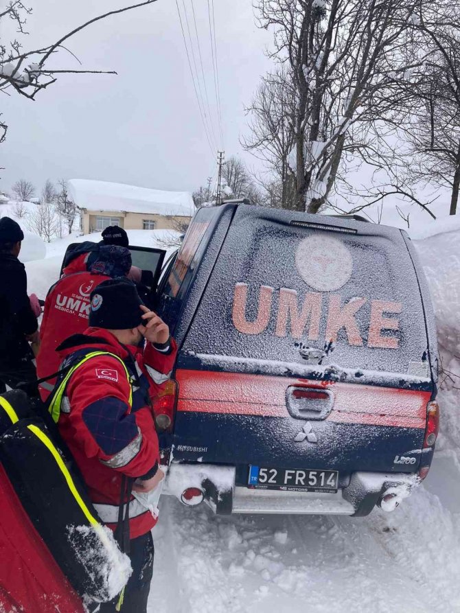 Ordu’da Ambulansın Ulaşamadığı Noktaya Umke Yetişiyor