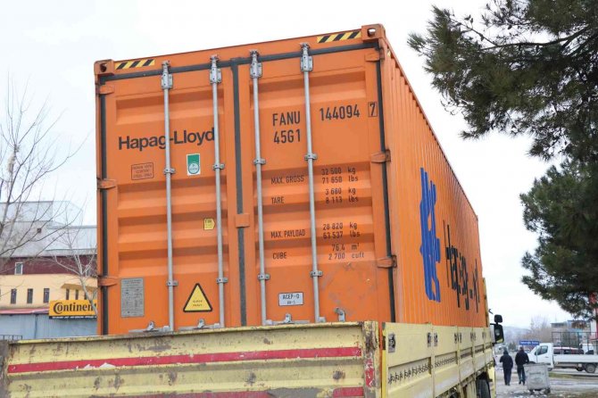 Samsun’da Şüpheli Konteyner Nakliyatı