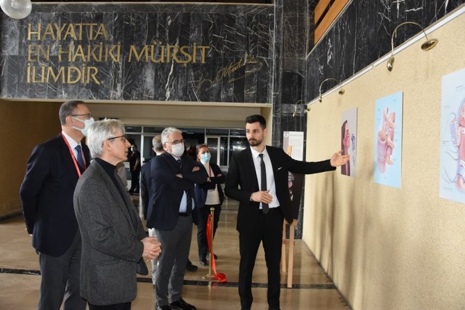 Omü Tıp Fakültesi’nde Kişisel Medikal İ̇llüstrasyon Sergisi