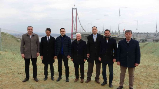 Ak Parti’li Makas, 1915 Çanakkale Köprüsü’nün İnceledi