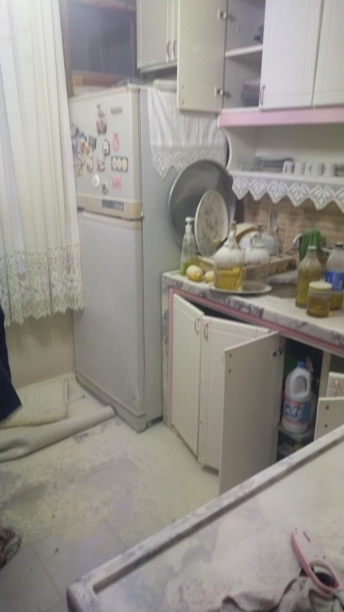 Mutfakta Çıkan Yangın Korkuttu