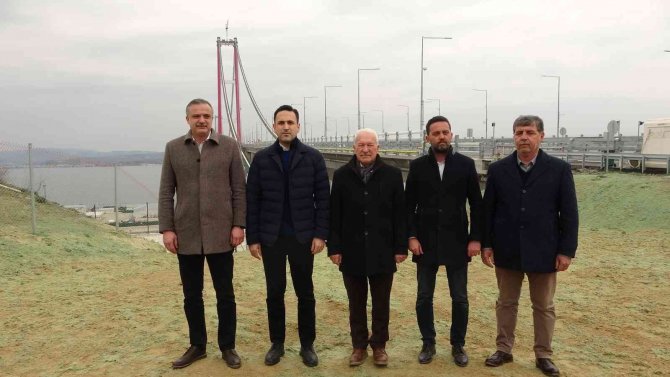 Ak Parti’li Makas, 1915 Çanakkale Köprüsü’nün İnceledi