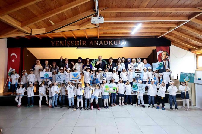 Dünya Su Günü’nde Miniklere Suyun Önemi Ve Tasarrufu Anlatıldı
