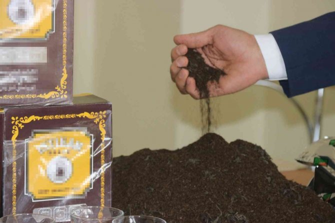 Zabıta Ekipleri Gelen İhbarı Değerlendirdi, Sahte Çay Paketlerinde Talaş Çıktı