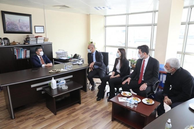 Vali Atay, Kan Merkezinde İncelemelerde Bulundu