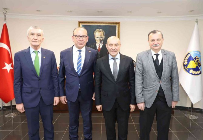 Başkan Akın, Tunç Soyer İle Buluştu