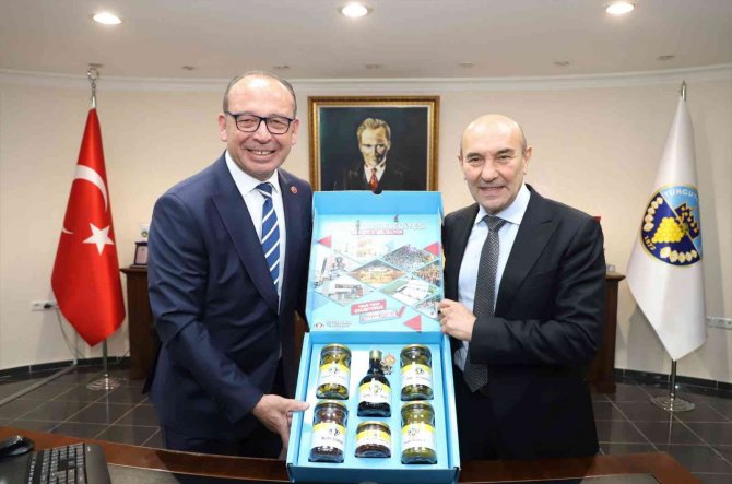 Başkan Akın, Tunç Soyer İle Buluştu