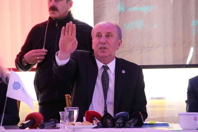 Memleket Partisi Genel Başkanı İ̇nce: “Bunlar 6 Ay Dayanamaz”