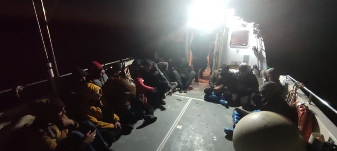 Bodrum’da 35 Düzensiz Göçmen Kurtarıldı