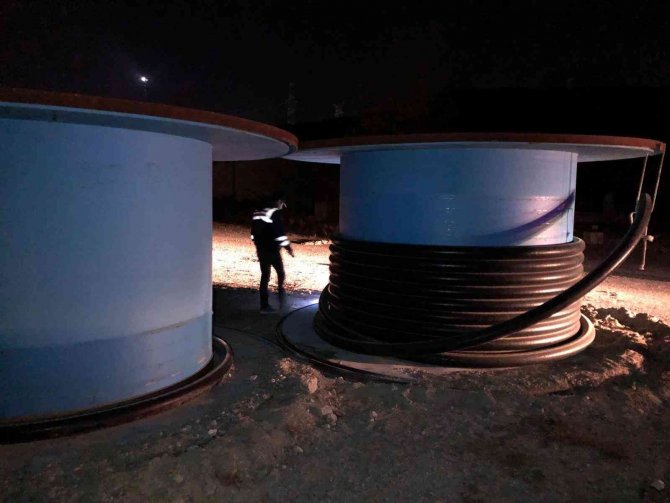 Hidroelektrik Santralinden Çaldıkları Kabloyla Kaçarken Yakalandılar