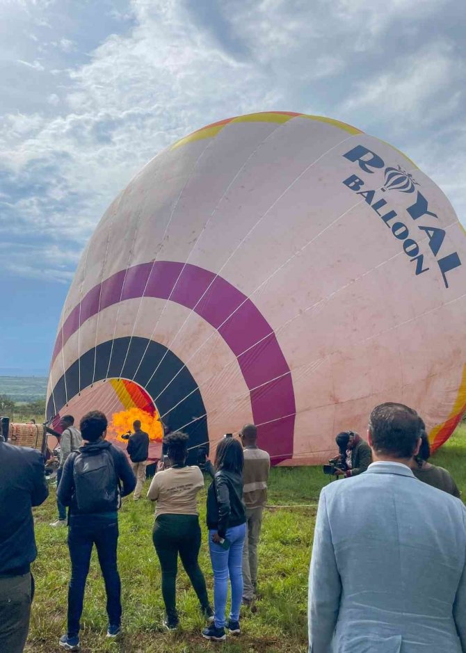 Kapadokya Balonları Ruanda’da Havalandı