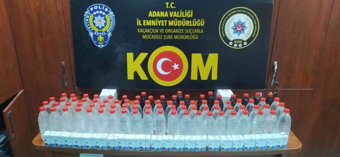 Adana’da Sahte İçki Operasyonu