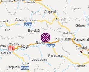 Aydın’da 3.9 Büyüklüğünde Deprem