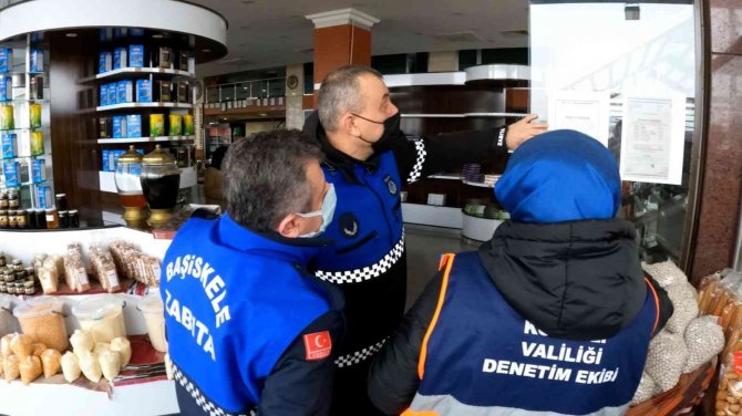 Başiskele’de Marketler Denetlendi