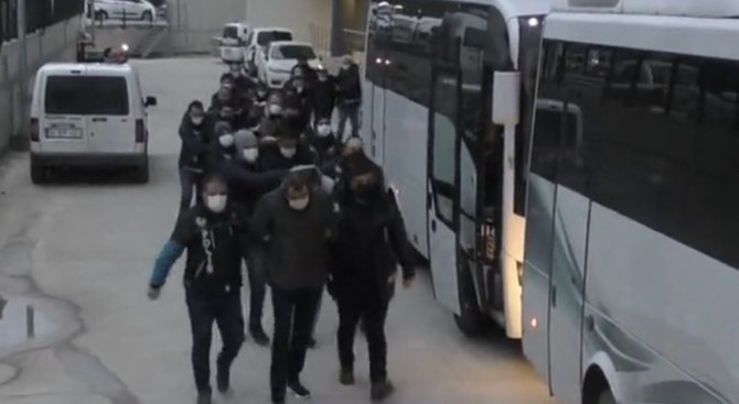 Termal Dronlu Büyük Uyuşturucu Operasyonu : 63 Tutuklama