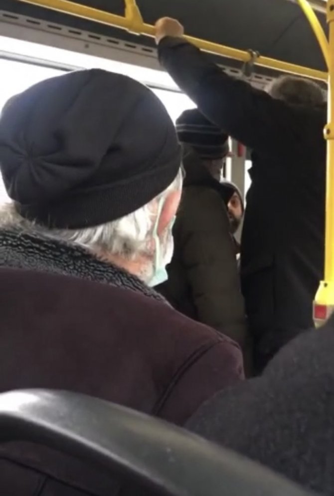 Bursa’da Halk Otobüsünde Maske Tartışması